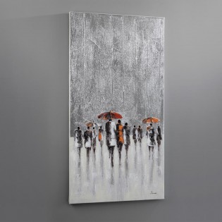 Acrylmalerei Regen