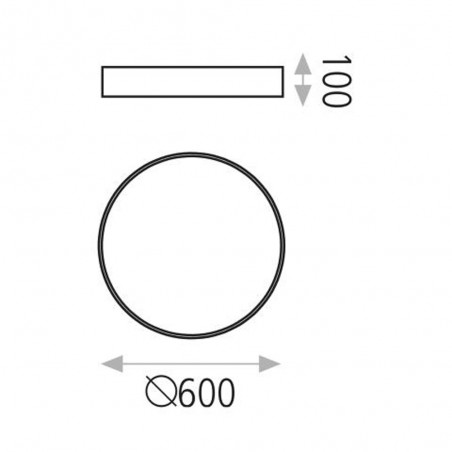 Flush Light Led Isia (55W)
