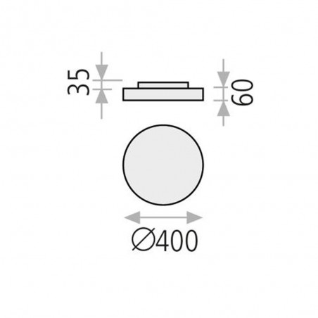 Flush Light Led Lisboa (30W)