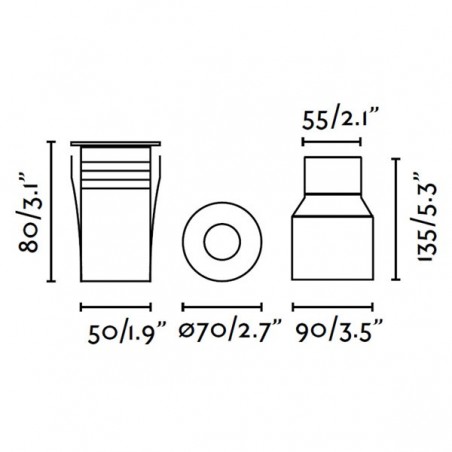 Recessed Light COB Led Taro (IP67)