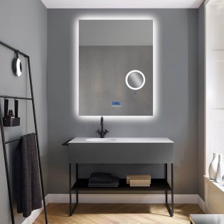 Spiegel mit LED-Leuchte Cairo (56W)