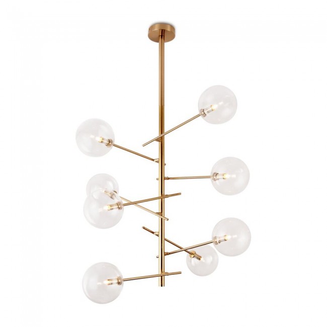 Onet Deckenleuchte Messing (8 Leuchten)