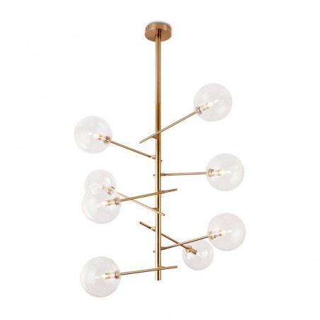 Onet Deckenleuchte Messing (8 Leuchten)