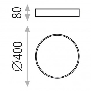 Flush Light Led Minsk II (22W)
