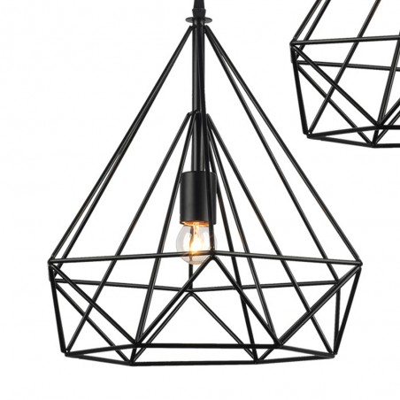 Pyramidenförmige Hängeleuchte (5 Leuchten)