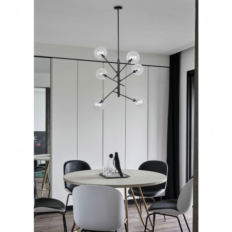 Deckenleuchte Onet Schwarz (6 Leuchten)