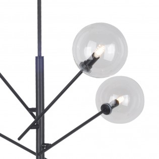 Deckenleuchte Onet Schwarz (6 Leuchten)