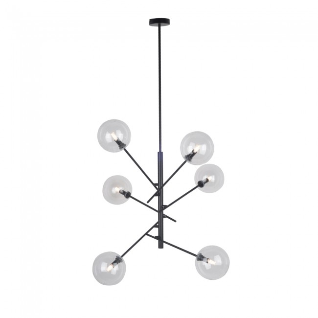 Deckenleuchte Onet Schwarz (6 Leuchten)