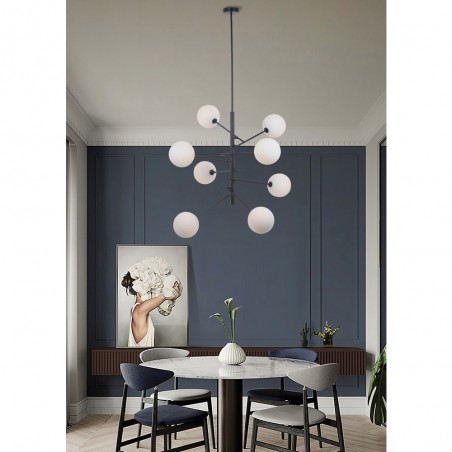 Ceiling Lamp Onet Black (8 lights)