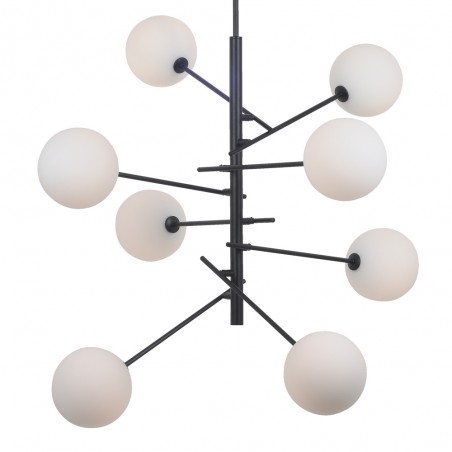 Onet Deckenleuchte Schwarz (8 Leuchten)