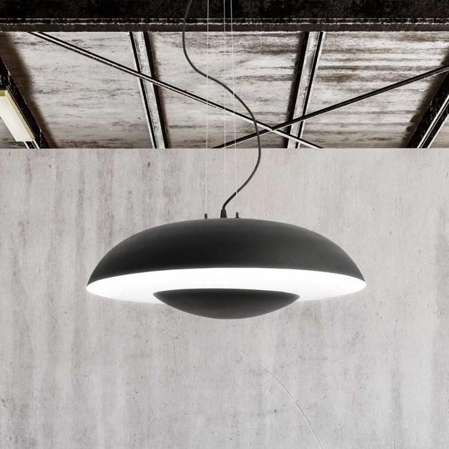 LED Ceiling Lamp Vontre Black (36W)