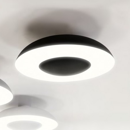 LED Flush Lamp Vontre Black (36W)