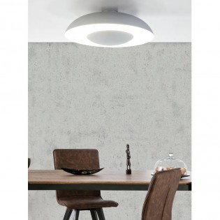 LED Flush Lamp Vontre Silver (36W)