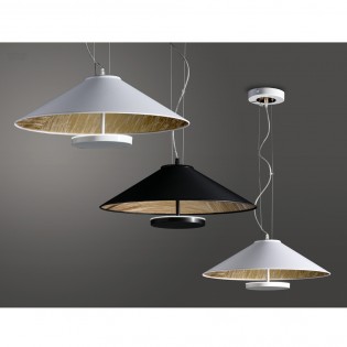LED Pendant Lamp Rila White/Gold (32W)