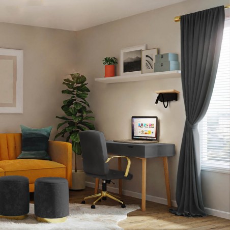 Wall Lamp with LED reader and shelf Bach (5W+3W)