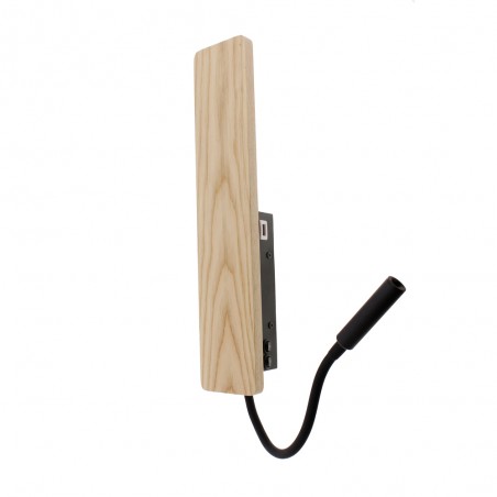Wall Lamp with LED reader and USB Renoir (5W+3W)