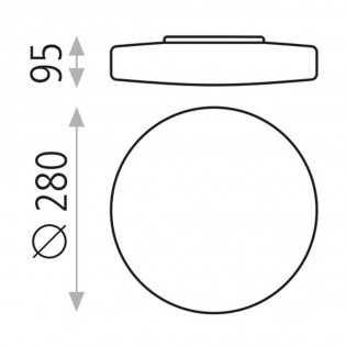 Deckenleuchte Led Moon (18W)