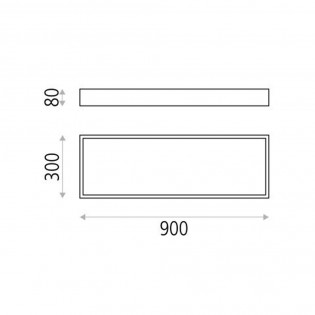 Flush light Led Munich (36W)