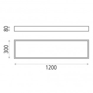 Flush light Led Munich (55W)