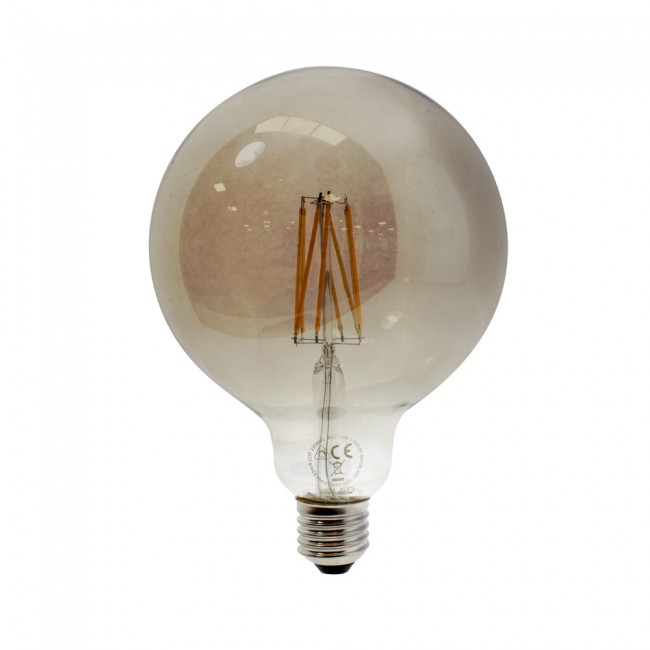 Bombilla LED E27 G125 Fumé Dimmable (12W)