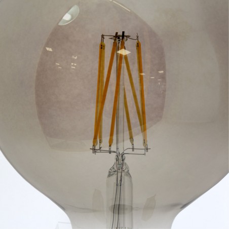 Bombilla LED E27 G125 Fumé Dimmable (12W)