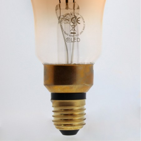 LED Bulb E27 P160 Amber Dimmable (12W)