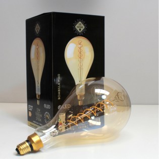 LED Bulb E27 P160 Amber Dimmable (12W)