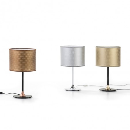 Table Lamp Seide Silver