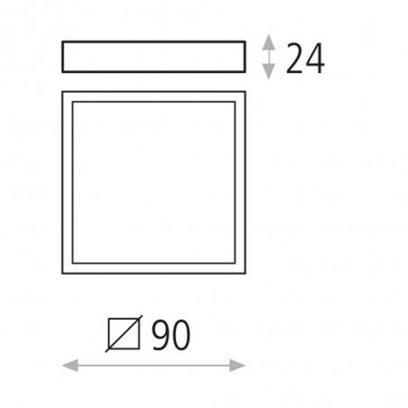 Flush Light Led Roku (6W)