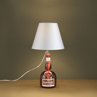 Lampshade to be placed in bottle White