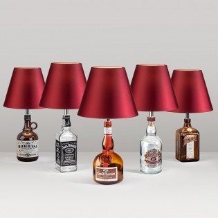 Lampshade to be placed in bottle Garnet