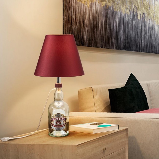 Lampshade to be placed in bottle Garnet