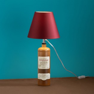 Lampshade to be placed in bottle Garnet