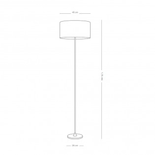 Floor Lamp Seide Gold