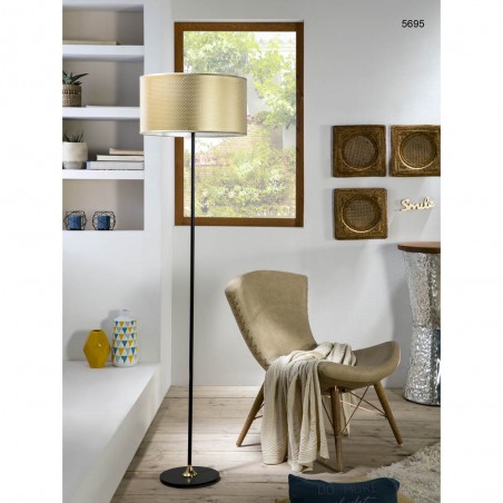 Floor Lamp Seide Gold