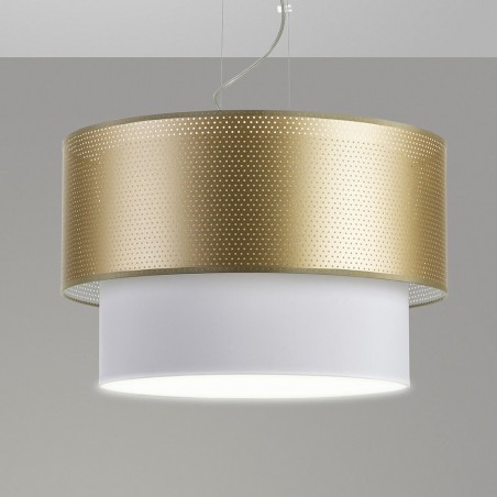 Seide Gold Pendelleuchte