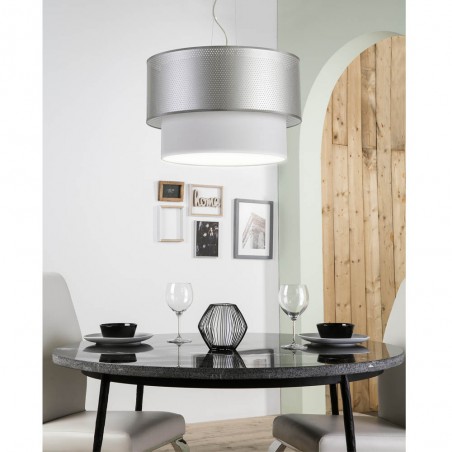 Pendant Lamp Seide Silver