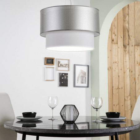 Pendant Lamp Seide Silver