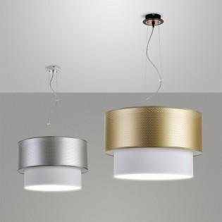 Pendant Lamp Seide Silver