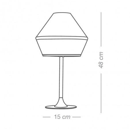 Table Lamp Uchiko Gold