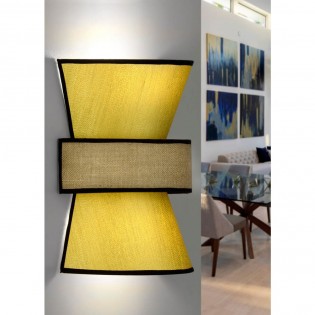 Wandleuchte Uchiko Gold