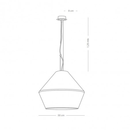 Ceiling Lamp Uchiko White