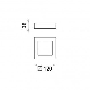 Deckenleuchte Led Sky Box (12W)