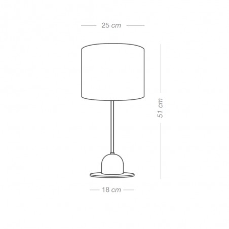 Table Lamp Fersa Lead