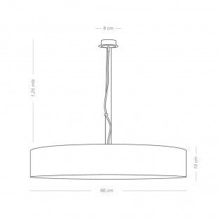 LED Pendant Lamp Fersa White 60 (36W)