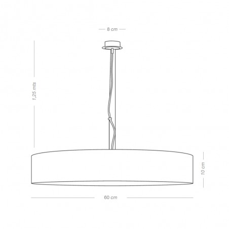 Fersa LED-Pendelleuchte Weiß 60 (36W)