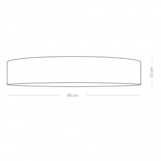 LED Flush Light Fersa 60 Gold (36W)