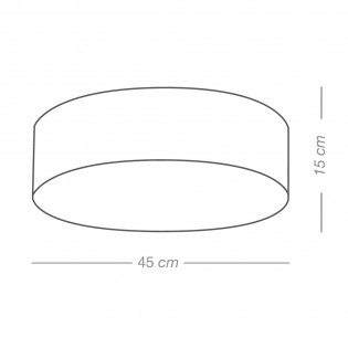 Plafón LED Tino Oro 45 Dimmable (36W)