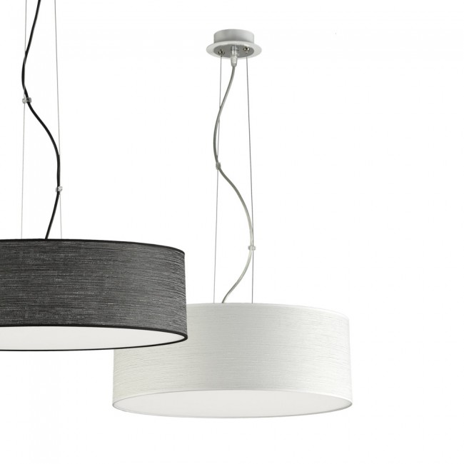LED-Pendelleuchte Tino 45 Weiß Dimmbar (24W)