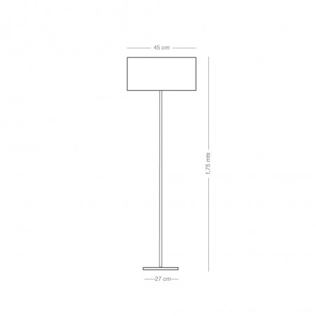 Floor Lamp Tamil Beige